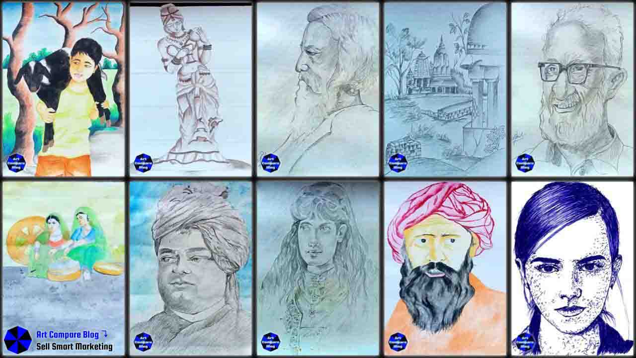 Mixed Media Art & Heritage Sketches