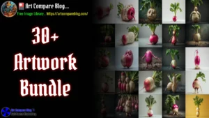 Unusual Human-Shaped Radish Root Vegetable