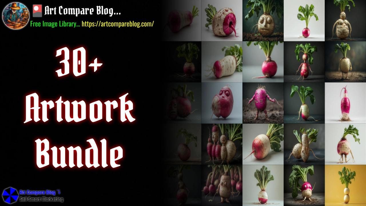 Unusual Human-Shaped Radish Root Vegetable