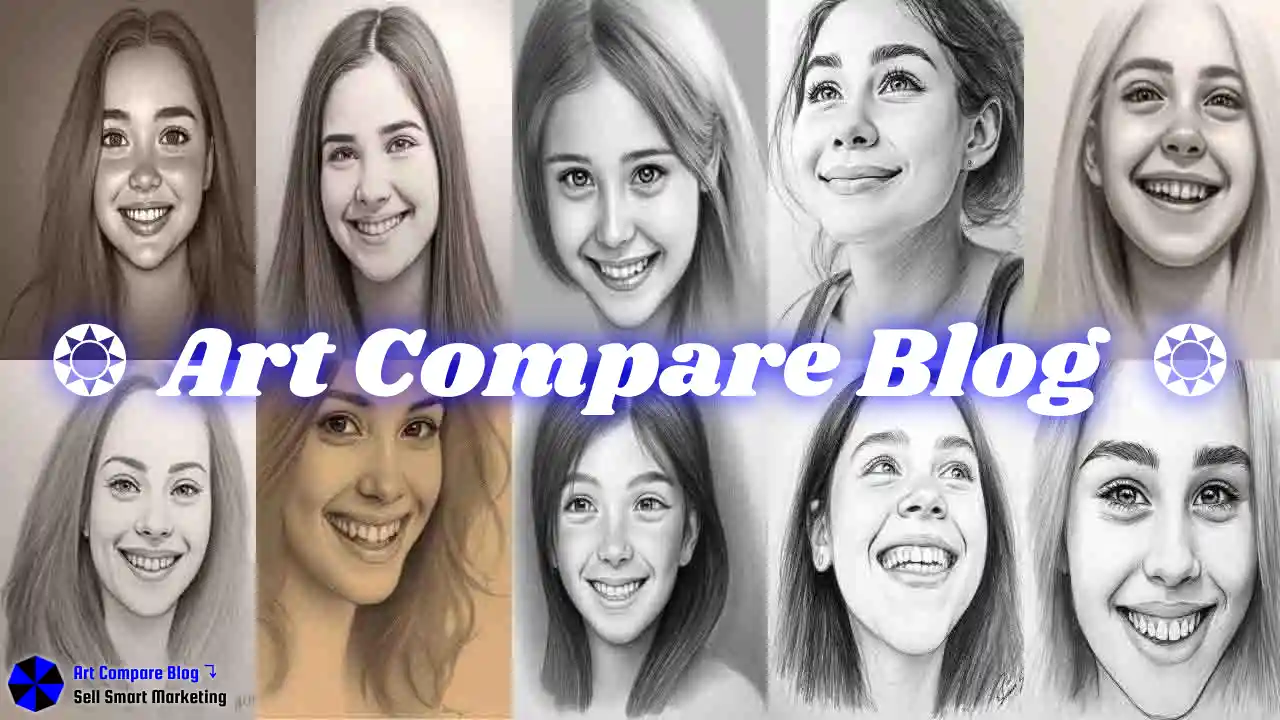 Realistic pencil sketch of a smiling girl-lq-1