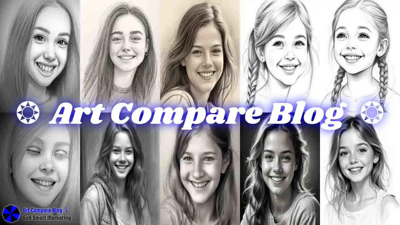 Realistic pencil sketch of a smiling girl-lq-4