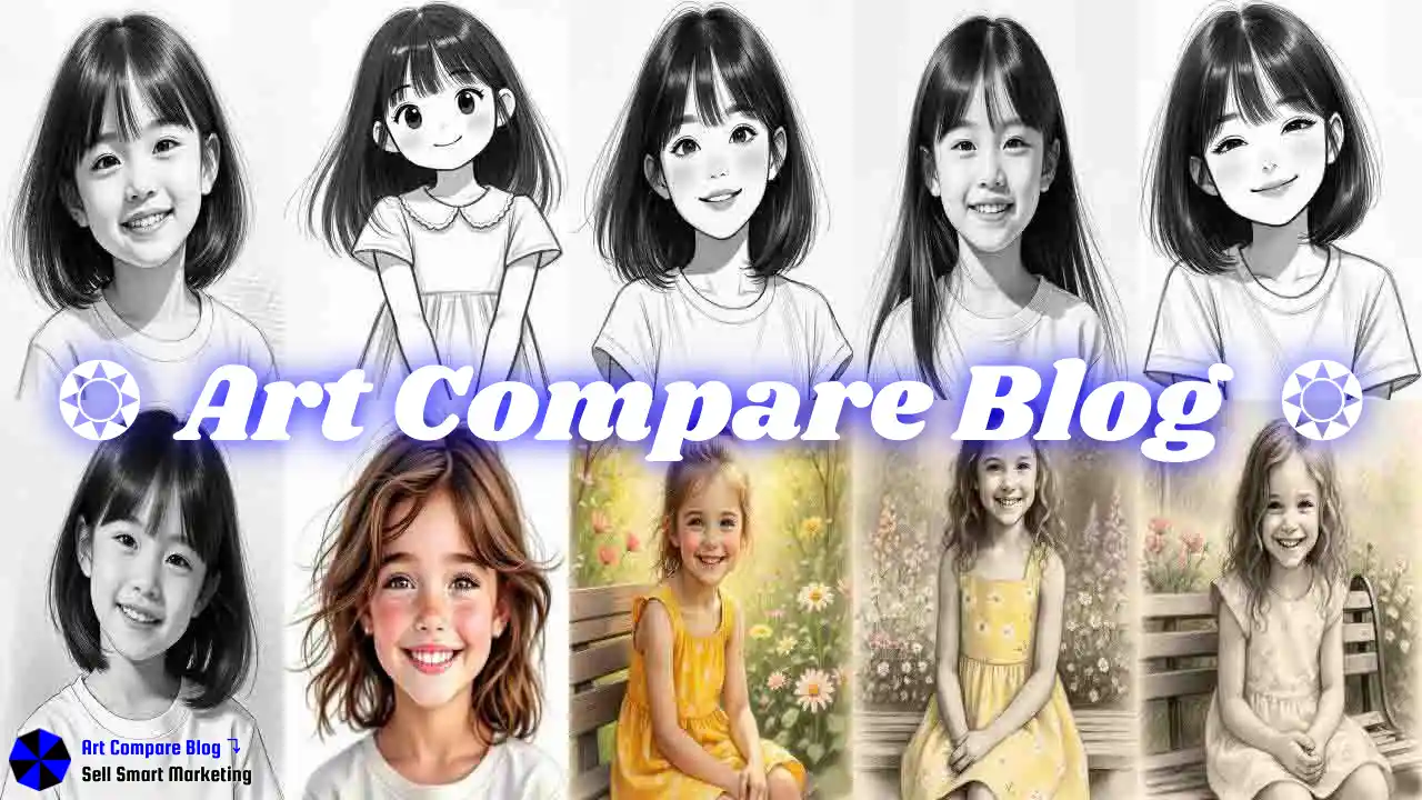 Realistic pencil sketch of a smiling girl-hq-7